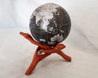 Vintage Weber Costello Black Sea Globe: 1950s Mid Century Decor - Etsy