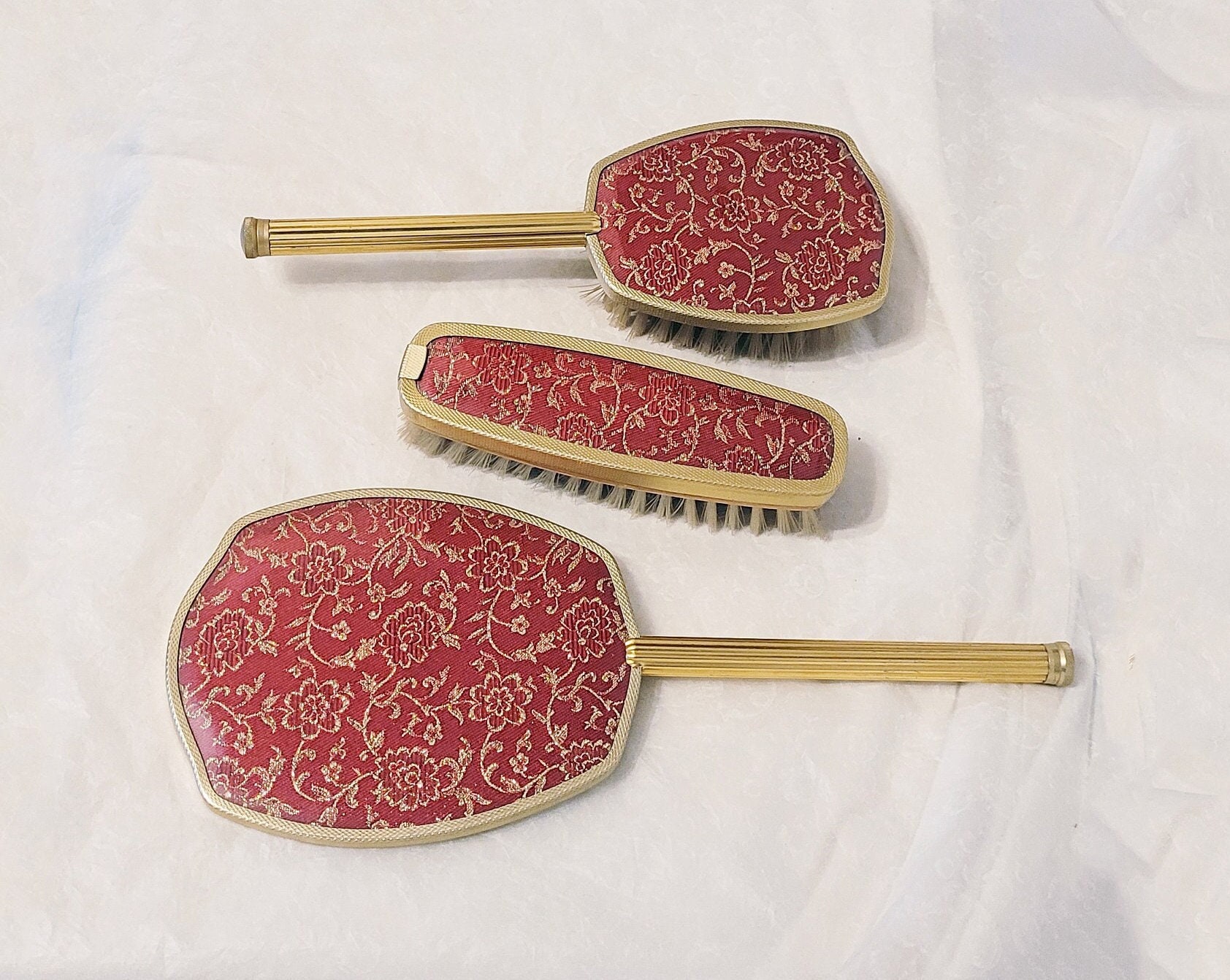 額 3点 セット A インテリア ビンテージ 金縁 まとめ売り Amazon.com: OUSHUAI Gold Brass Mirror for Wall,Gold