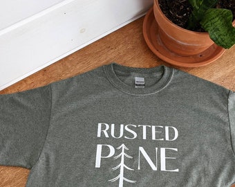 Unisex Rusted Pine Logo Tee