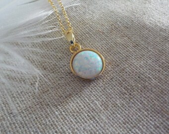 Tiny Opal Necklace, Gold Opal Choker, Dainty Opal, Delicate Opal, Minimalist Necklace, Gold Opal Necklace, Bridesmaid gift, gifts for her
