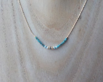 delicate en minimalistische ketting, Miyuki parelketting, fijne ketting