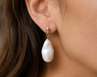 pearl earrings, bridal earrings, wedding earrings