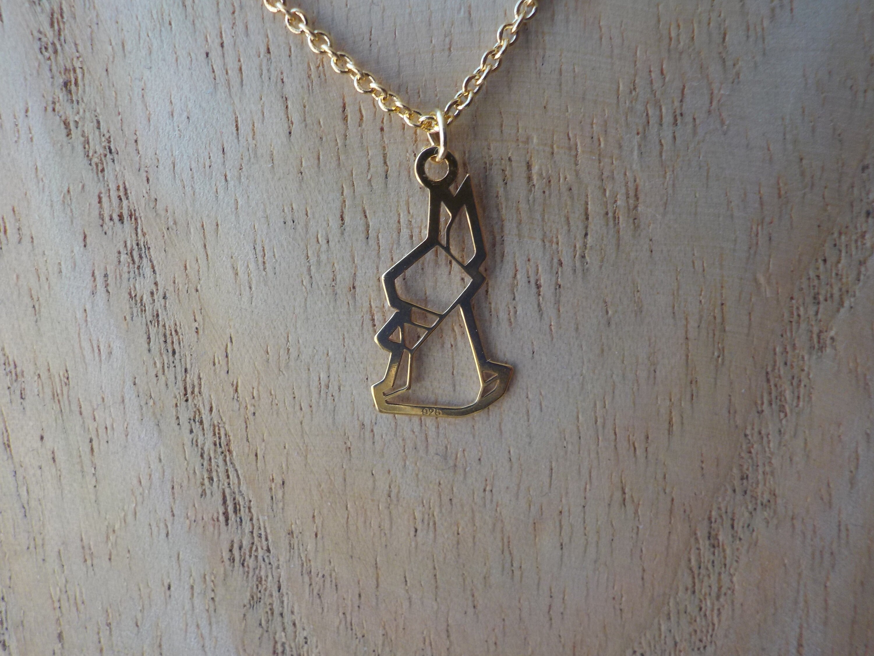 Pendentif Lapin En Argent Massif 925/1000 Pour Enfant - Neuf Avec étiquettes - Marque Bijouxia