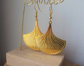 Gold Ginkgo Leaf Necklace, Gold Leaf Necklace, Woodland Jewelry, Woodland Necklace, Gold Leaf Necklace - 14K Gold-Filled Chain
