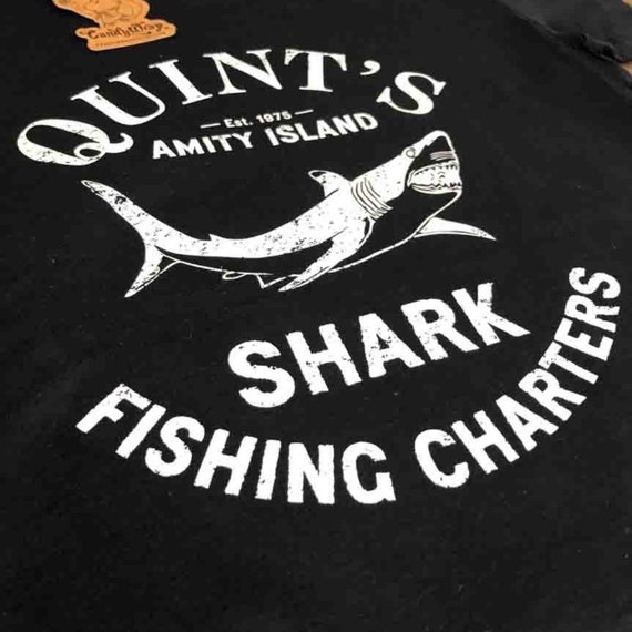 Quint's Shark Fishing Charters t-shirt