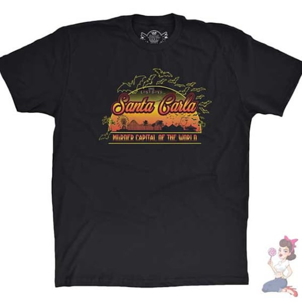 The Lost Boys Santa Carla t-shirt