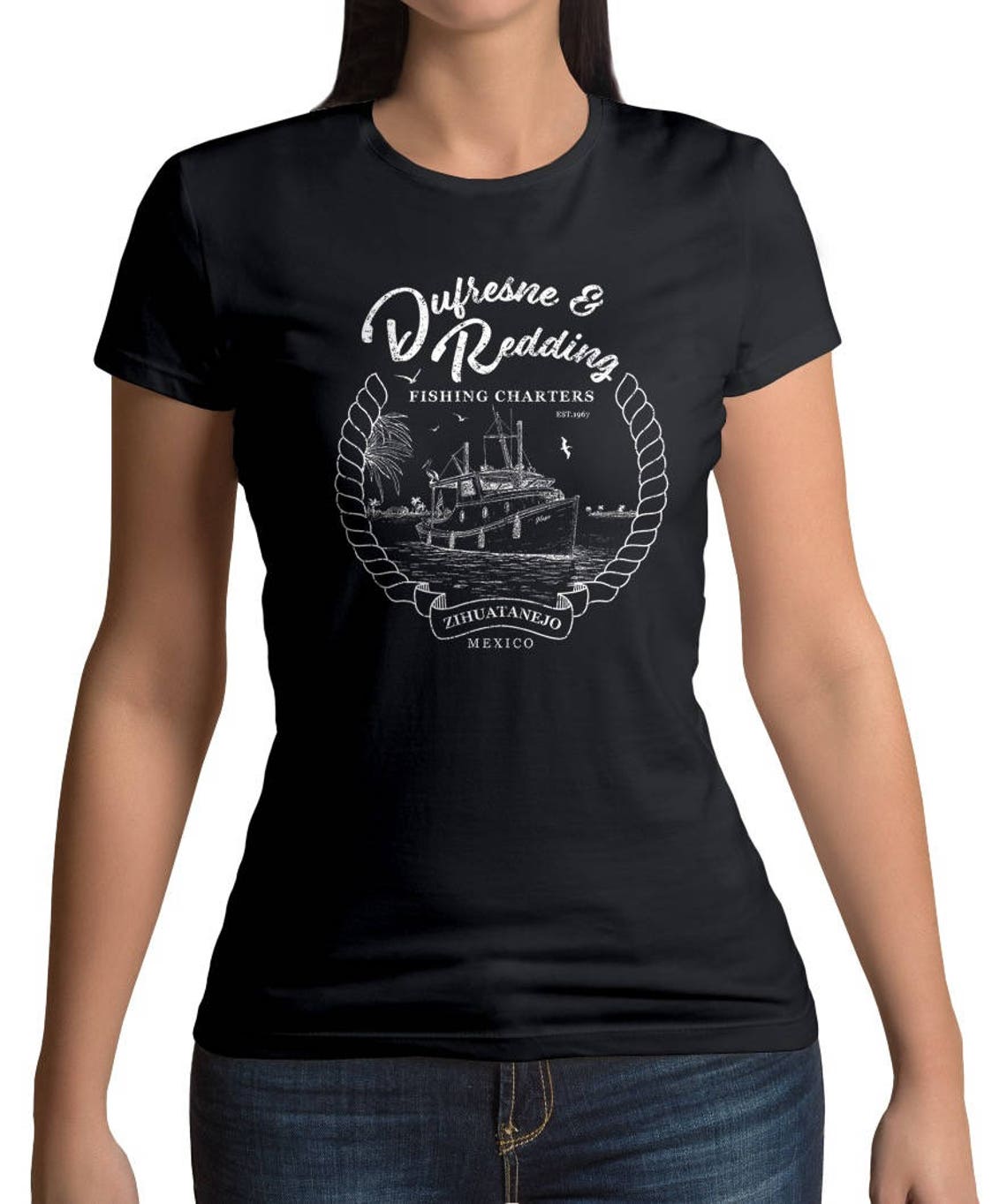 Dufresne & Redding Fishing Charters Tshirt Etsy UK