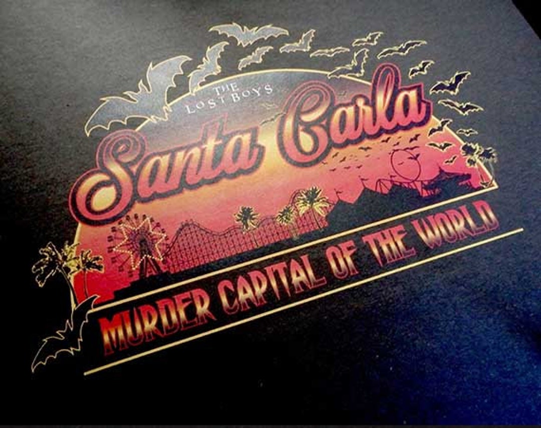 The Lost Boys Santa Carla Vampires Nero - Abbigliamento T-shirt