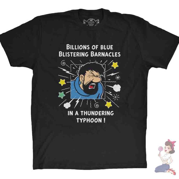 Capt. Haddock Blistering Barnacles t-shirt