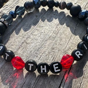 Eat The Rich  stretch bracelet/multi sizes/colors