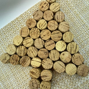 Hand-Made Wine Cork Board Tree Shaped Design