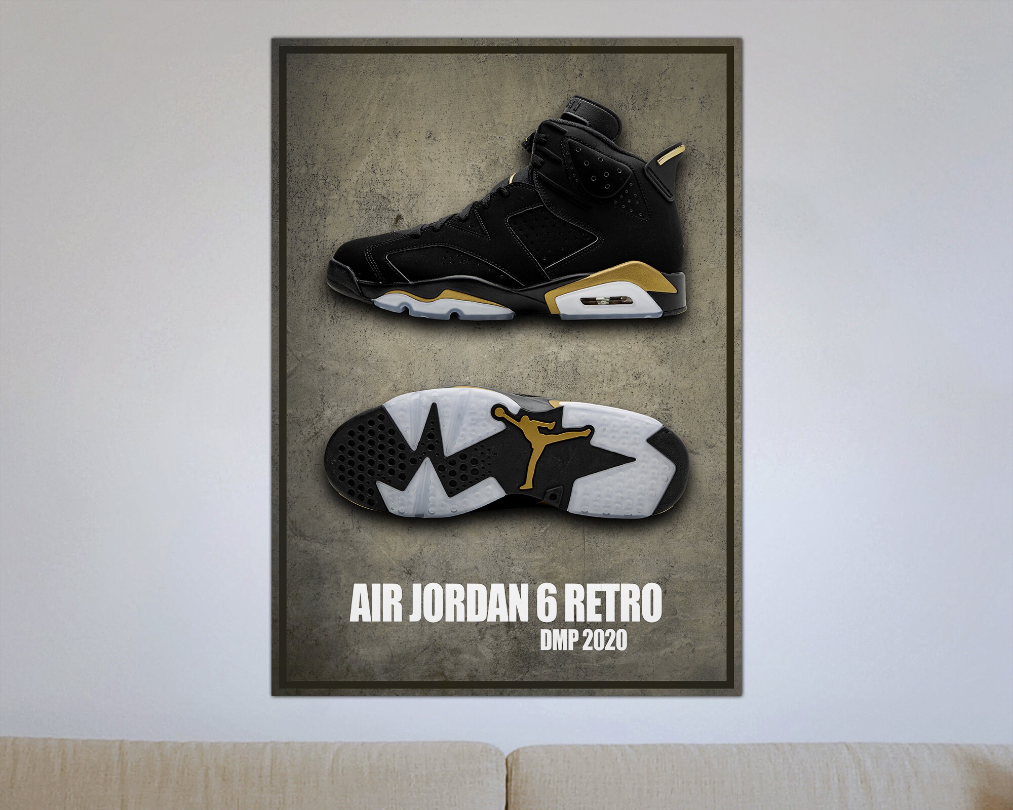 Air Jordan 6 Retro DMP 2020 DIGITAL DOWNLOAD Sneaker art | Etsy