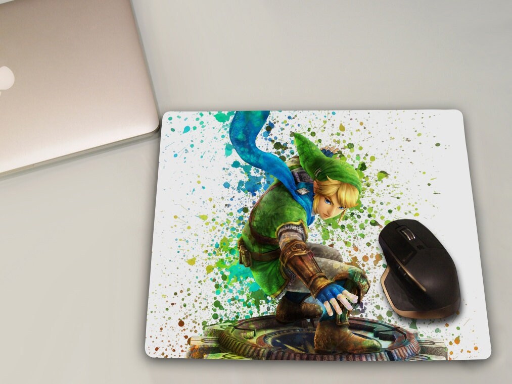 Link from Legend of Zelda Mouse Pad Top Quality Big Size up to Etsy