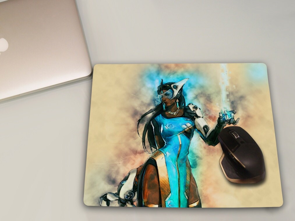 Symmetra Mousepad Overwatch Mouse Pad 3 Sizes Unique Design Etsy