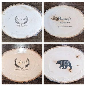 Guest Book Signing Tree Stump | Guest Log | Centerpiece | Wedding ...