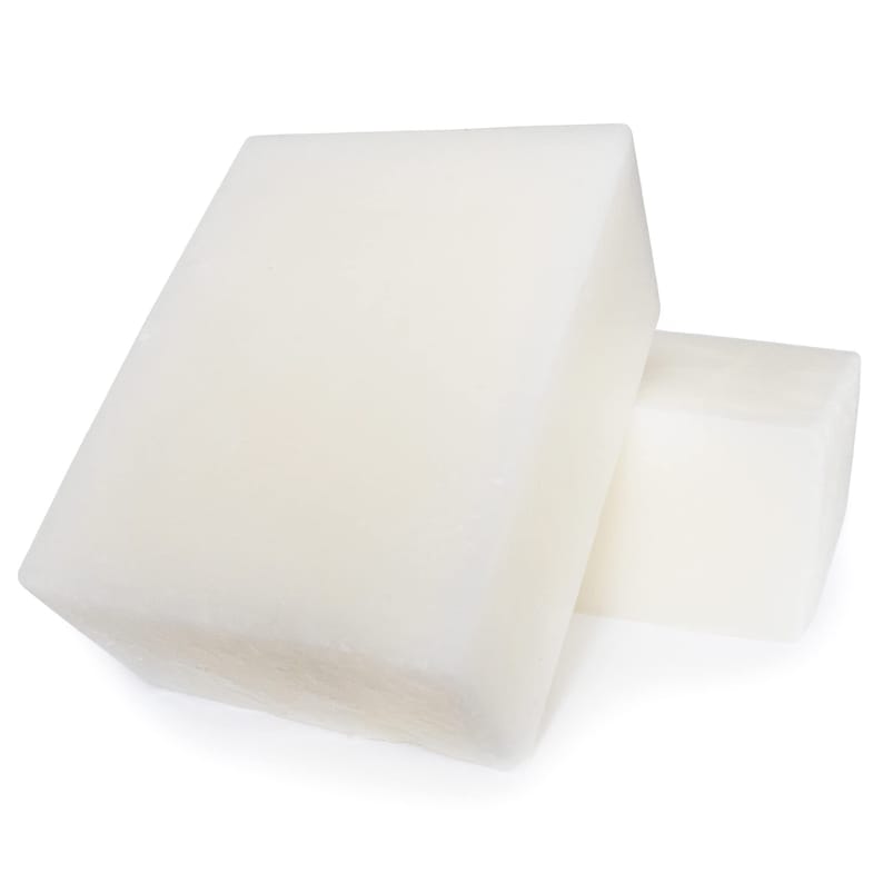 May include: Two white rectangular bars of soap.