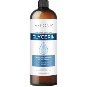 Glycerin Vegetable USP Grade by Velona 2 Fl Oz-1 Gallon / 128 Fl Oz | 100% Pure and Natural Carrier Oil | Face Moisturizer for Dry Skin