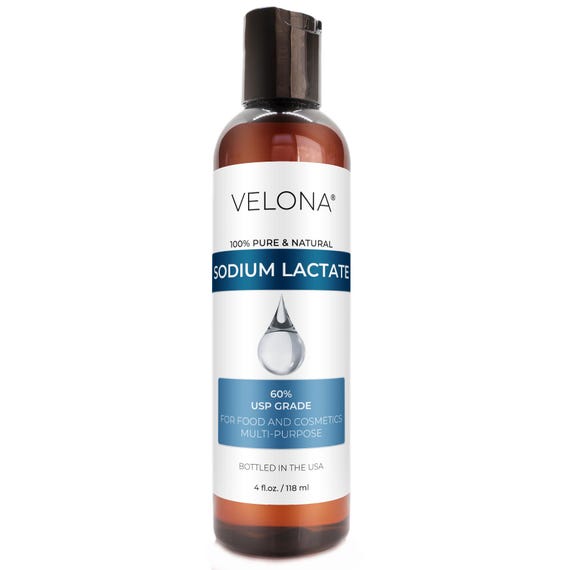 Sodium Lactate 60% - 4 Fl Oz | USP Grade Natural Preservative | For Soap & Lotions | Harder Bar of Soap, pH Regulator, Glycerin substitute