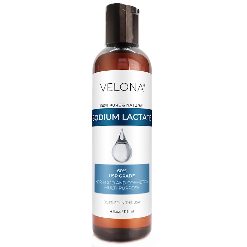 Lactato de sodio al 60 % - 118 ml (4 onzas líquidas) | Conservante natural de grado USP | Para jabones y lociones | Jabón en barra más duro, regulador de pH, sustituto de glicerina imagen 1