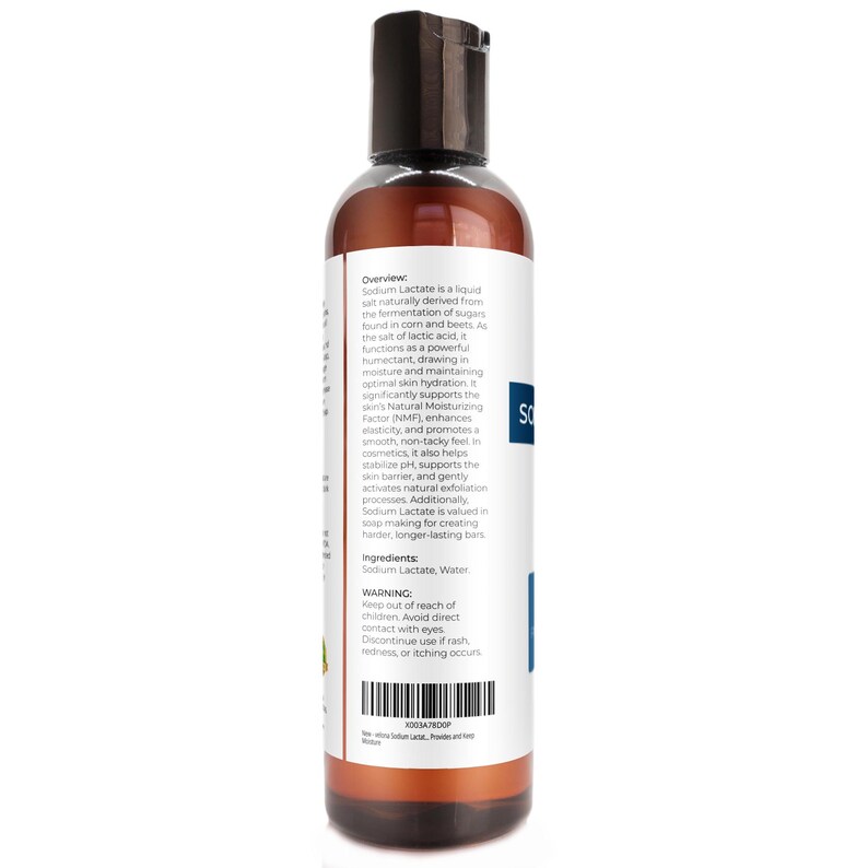 Lactato de sodio al 60 % - 118 ml (4 onzas líquidas) | Conservante natural de grado USP | Para jabones y lociones | Jabón en barra más duro, regulador de pH, sustituto de glicerina imagen 3