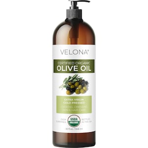 velona USDA Certified Organic Olive Oil - 32 Fl Oz | 100% Pure and Natural Oil | Extra Virgin, Unrefined, Cold Pressed | Cooking, Dressing,