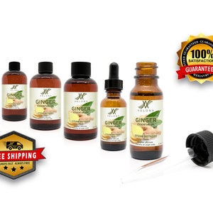 Ginger ESSENTIAL OIL 100% NATURAL Steam Distilled Velona