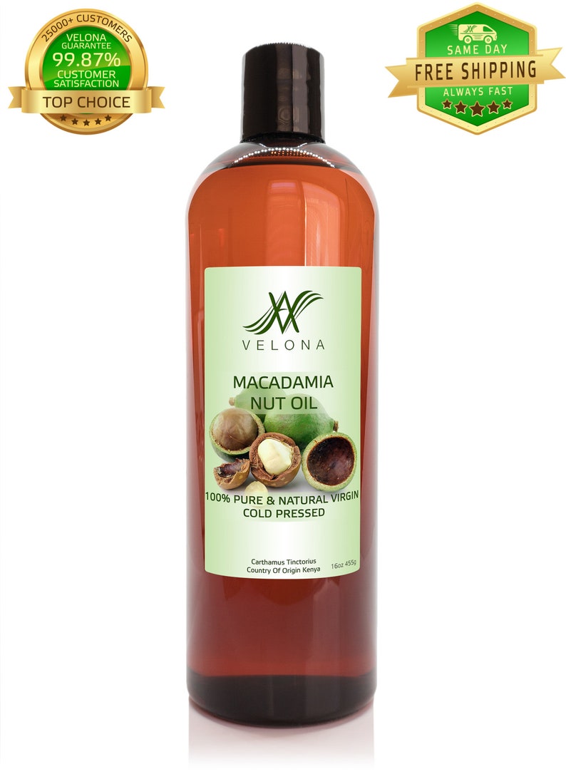 Macadamia Nut Oil by Velona 2 oz 7 lb 100 Pure and Etsy