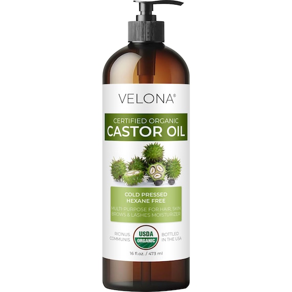 PHATOIL Castor Oil Organic Cold Pressed Unrefined Glass Bottle - View #12