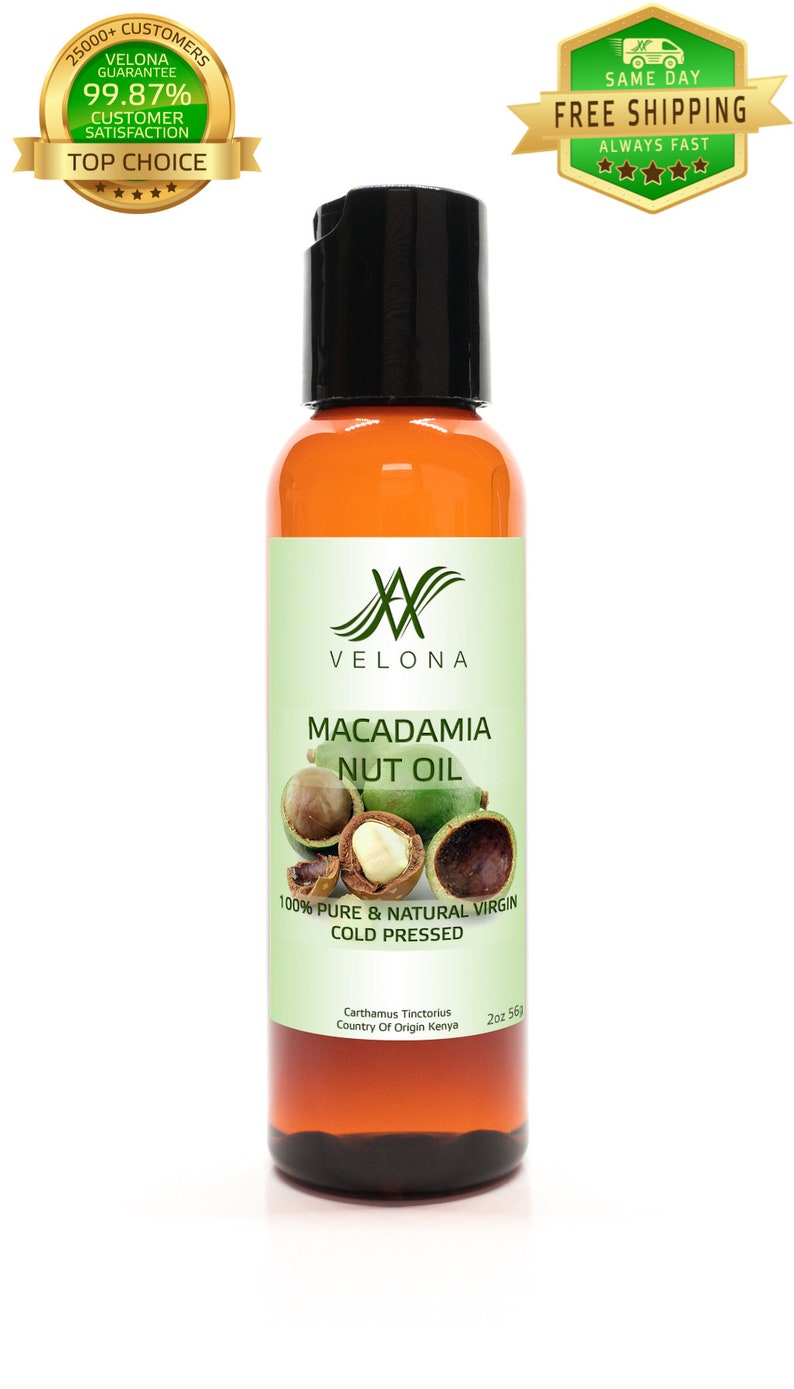 Macadamia Nut Oil by Velona 2 oz 7 lb 100 Pure and Etsy