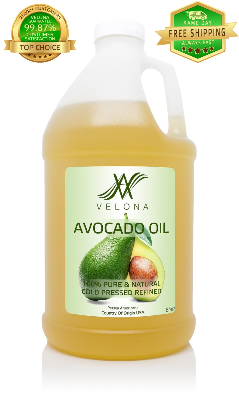 Avocado Oil by Velona 2 oz 7 lb 100% Pure and Natural | Etsy