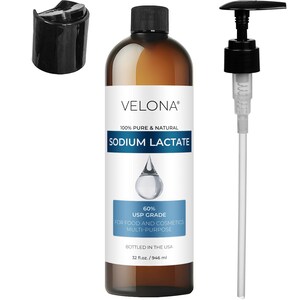 Sodium Lactate 60% - 32 Fl Oz | USP Grade Natural Preservative | For Soap & Lotions | Harder Bar of Soap, pH Regulator, Glycerin substitute image 6