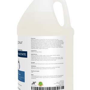 Sodium Lactate 60% - 64 Fl Oz | USP Grade Natural Preservative | For Soap & Lotions | Harder Bar of Soap, pH Regulator, Glycerin substitute image 3