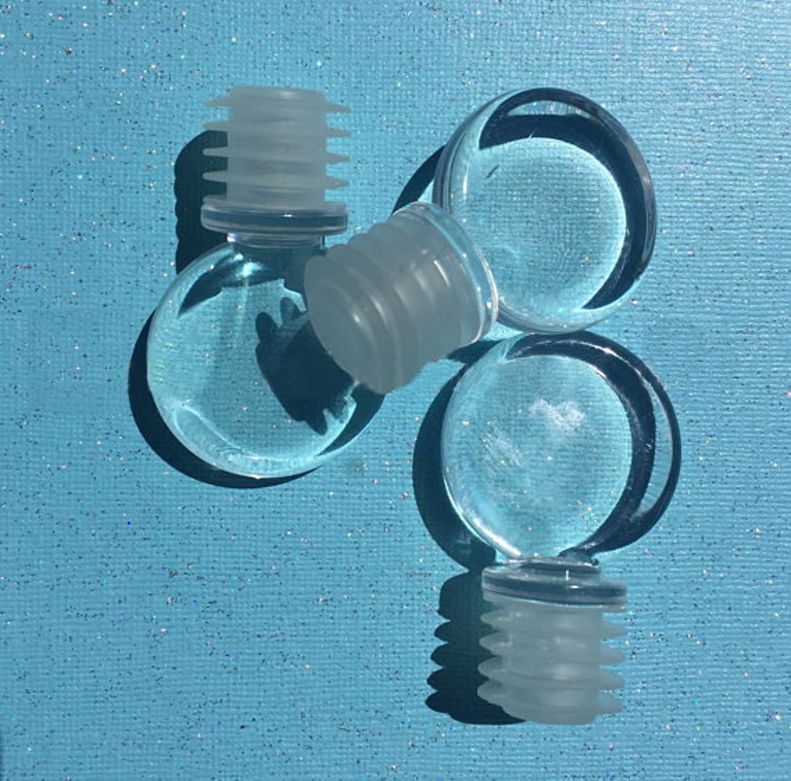 Round Acrylic Wine Bottle Stopper Blanks 12Pack Etsy