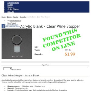 Round Wine Bottle Stopper Blanks 12-Pack image 4