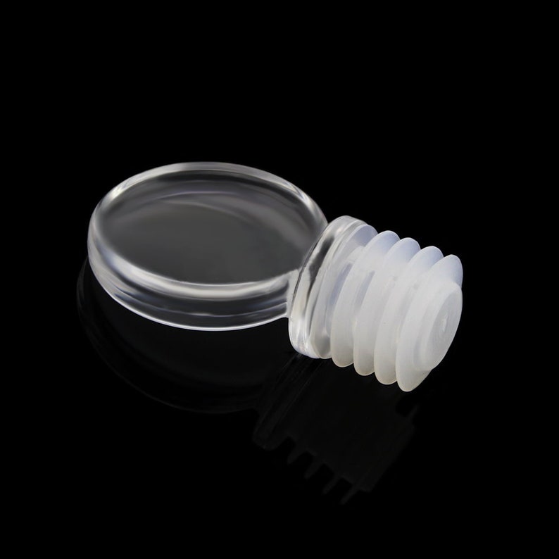Round Acrylic Wine Bottle Stopper Blanks 100pack Etsy