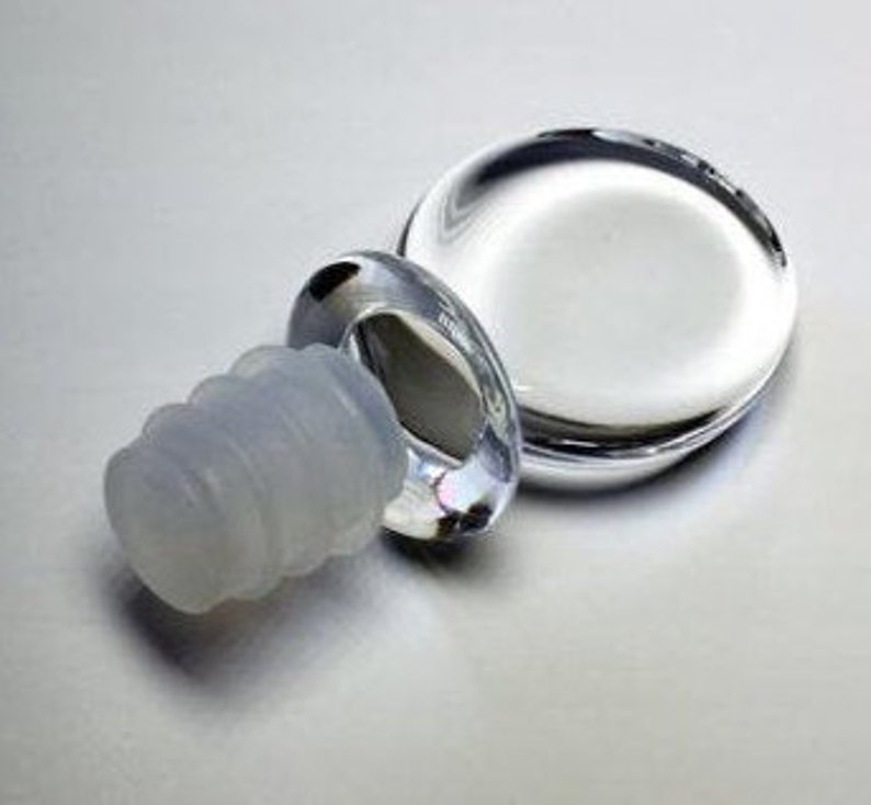 Round Acrylic Wine Bottle Stopper Blanks 25pack Etsy