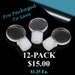 Round Wine Bottle Stopper Blanks (12-Pack)