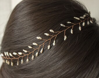 Bridal Hair Vine, charming hair vine, brat haarschmuck, wedding hair accessory, braut haarschmuck