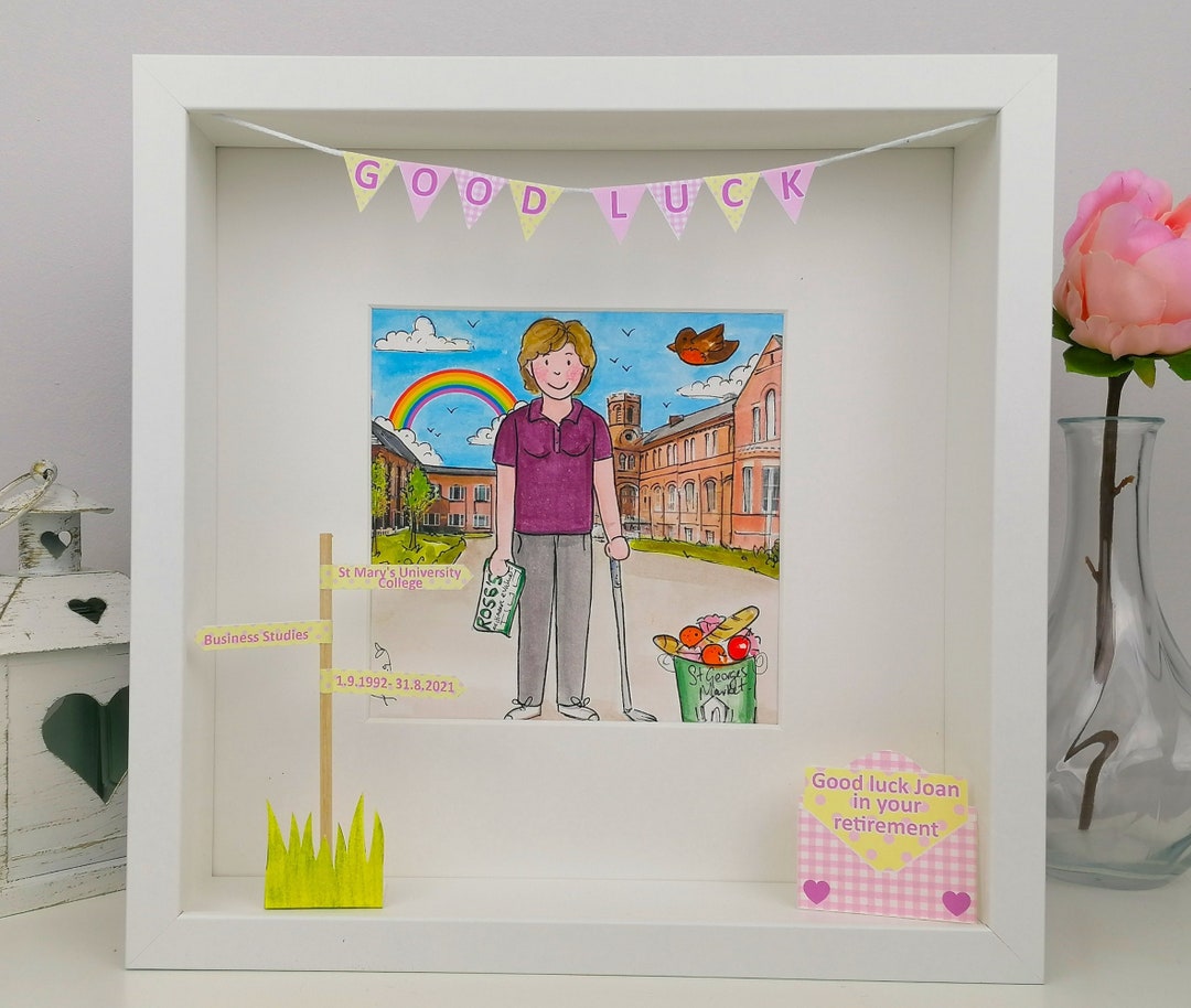 Retirement Gift for Work Colleague Personalised Retirement Idea for