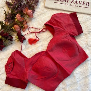 38 size Semi Tussar Rani Zaver tailored blouse Stitched blouse