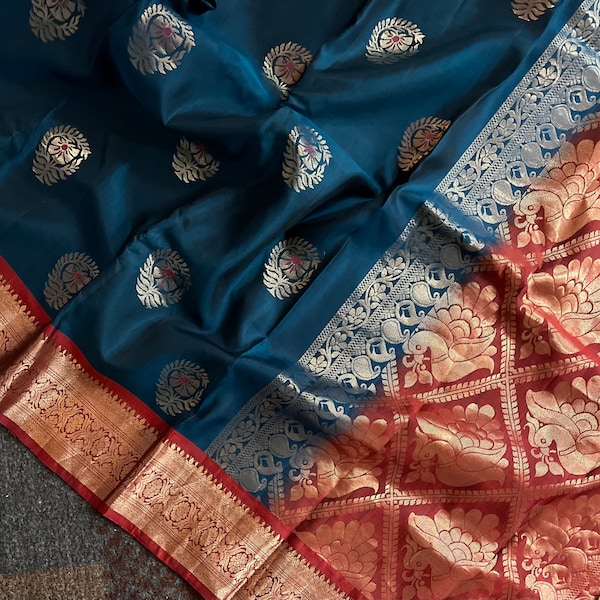 38 Stitched blouse Kanchipuram Pure soft Silk