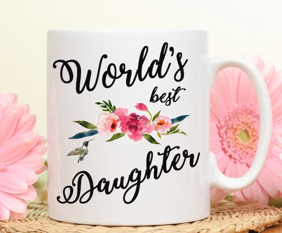 world's best daughter mug
