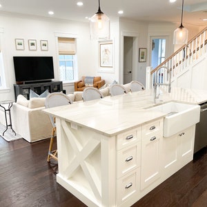 Coastal Family Room Design Package, Living Room Design, Online Interior ...
