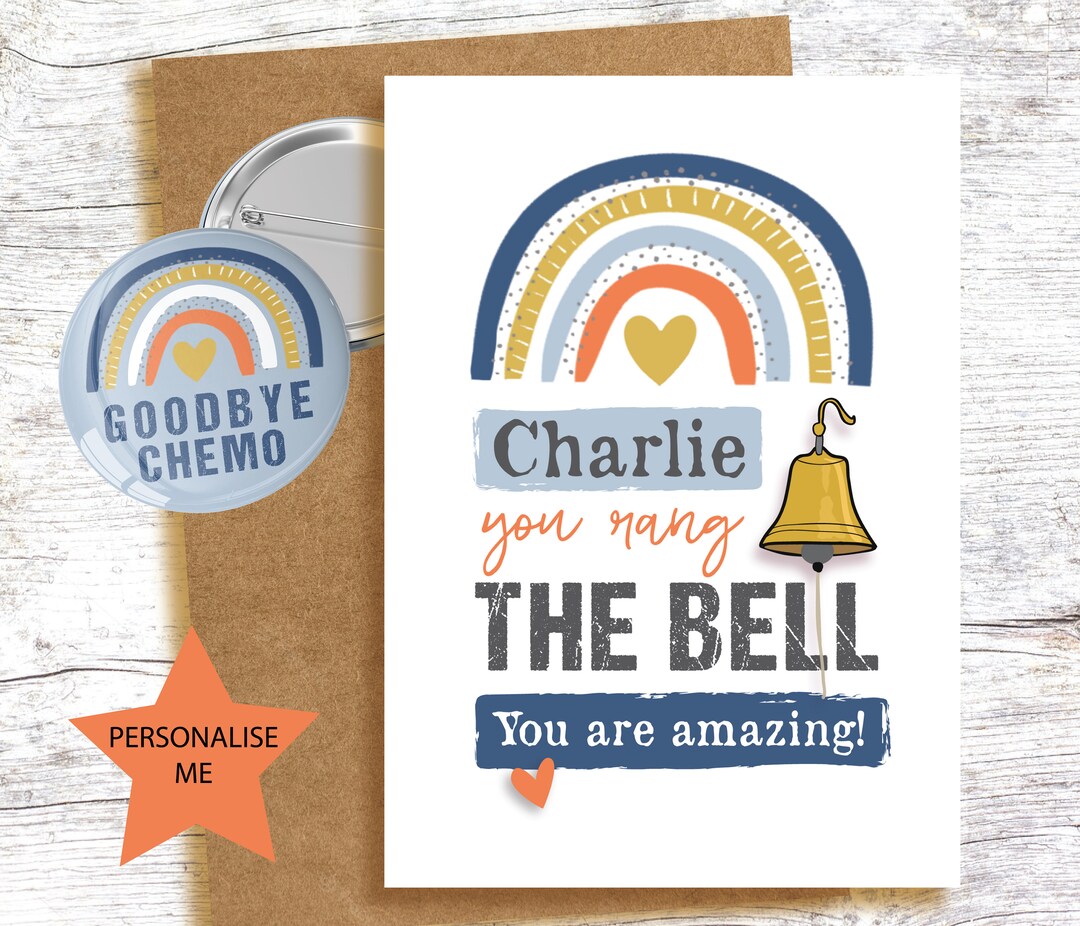 Cancer Card and Badge - You Rang the Bell! Treatment is Over ...