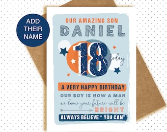 Biglietto Di Auguri Di Compleanno NFL Football Americano - 15x15 Cm Con Busta, Stampato In Inghilterra