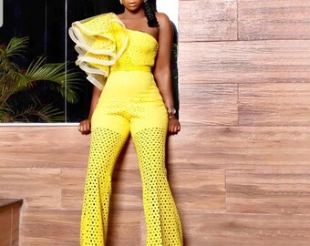 lace jumpsuit outfit