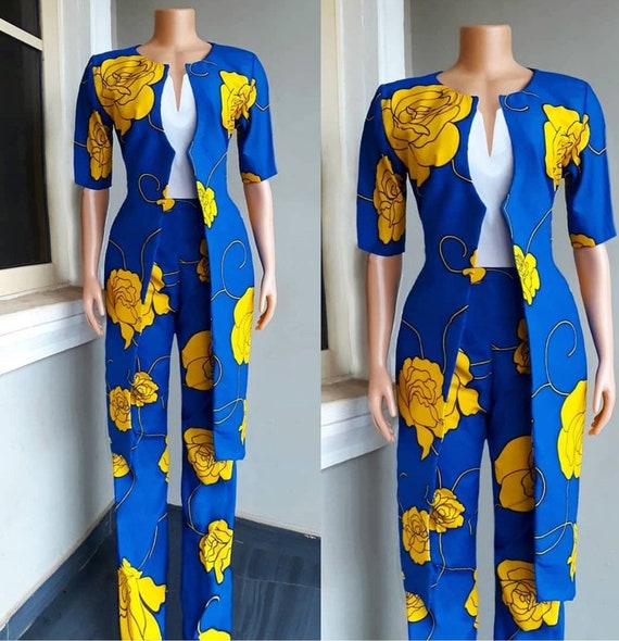 kimono ankara dress