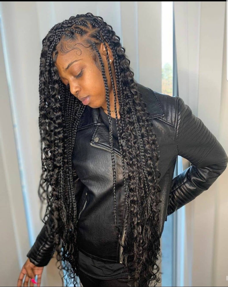 boho braids with human hair
