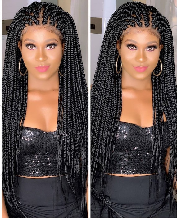 Braided Wigs Big Box Braids Medium Box Braida Long Braided Etsy braided wigs big box braids medium box braida long braided wigs long braids box braids handmade frontal wigs