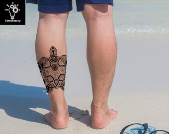 Hawaiian Honu Tattoo Etsy